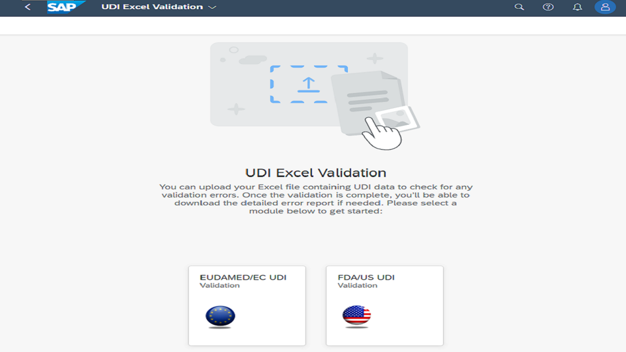 Press Release – UDI Excel Cloud Validator on SAP Store