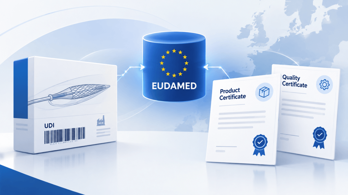 Certificados EUDAMED en el registro UDI: ¿qué es obligatorio?